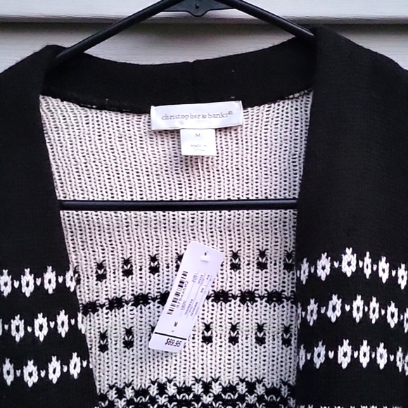 CHRISTOPHER &BANKS WOMENS SWEATER SIZE MEDIUM NWT - Picture 5 of 16